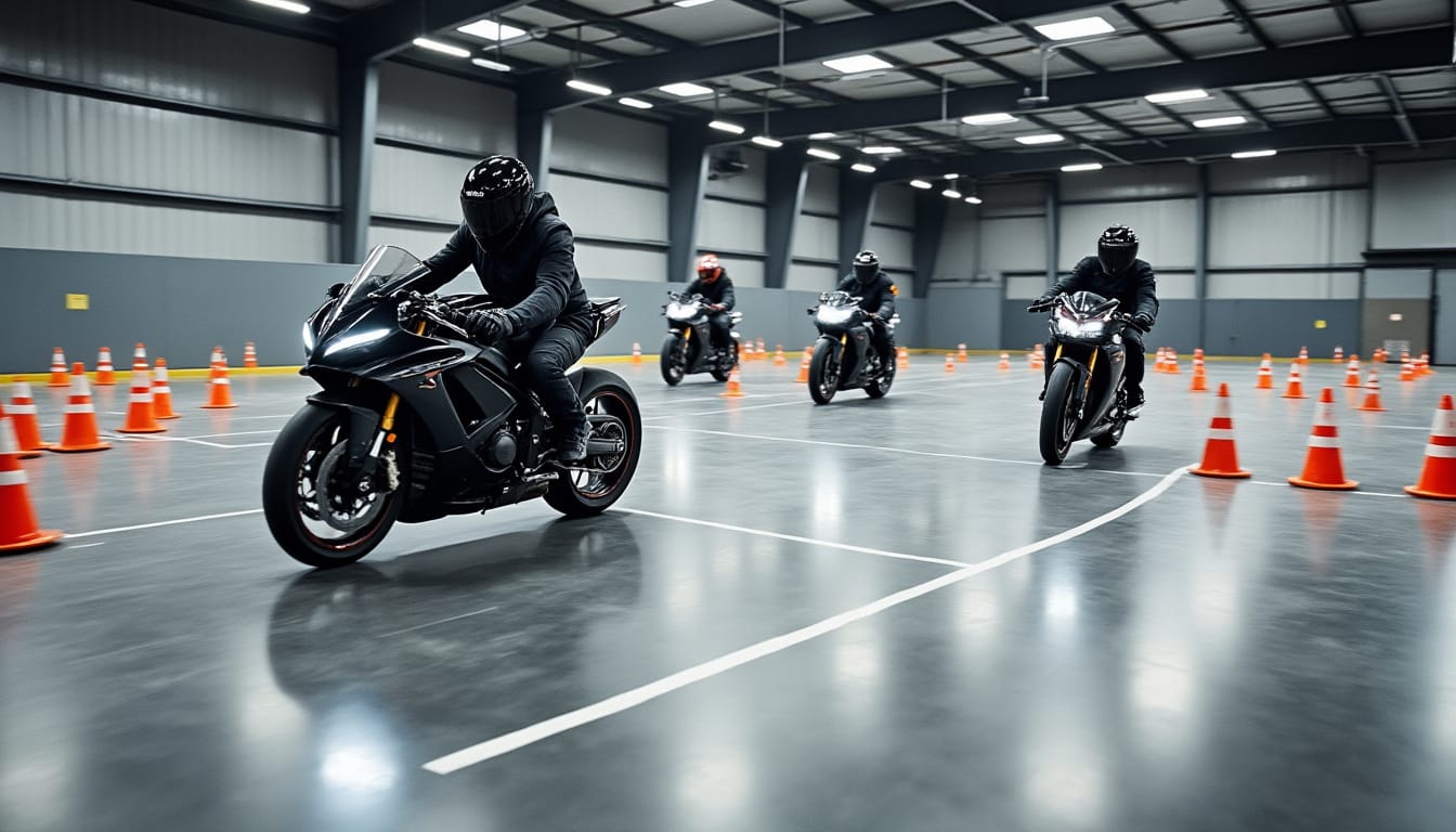 partecipa alla nostra giornata dedicata alla moto e perfeziona la tua padronanza delle traiettorie e della manovrabilità. che tu sia un principiante o un motociclista esperto, vieni a imparare tecniche essenziali per migliorare la tua guida e vivere la tua passione in totale sicurezza.