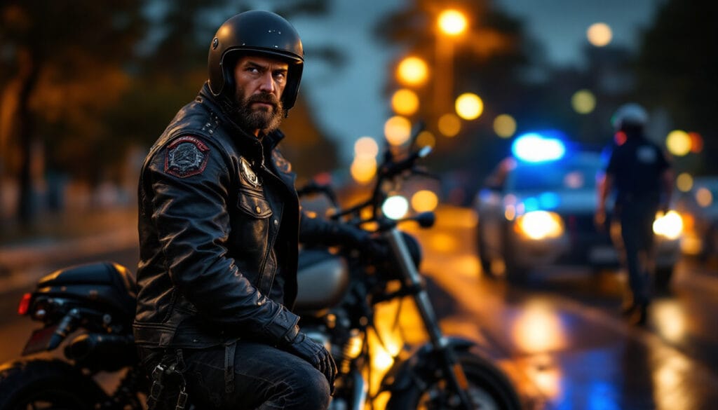 découvrez l'incroyable histoire d'un motard dans le nord qui, feignant de se soumettre lors d'un contrôle routier, s'échappe à toute allure. un récit palpitant qui révèle les tensions entre force de l'ordre et esprit libre sur les routes.