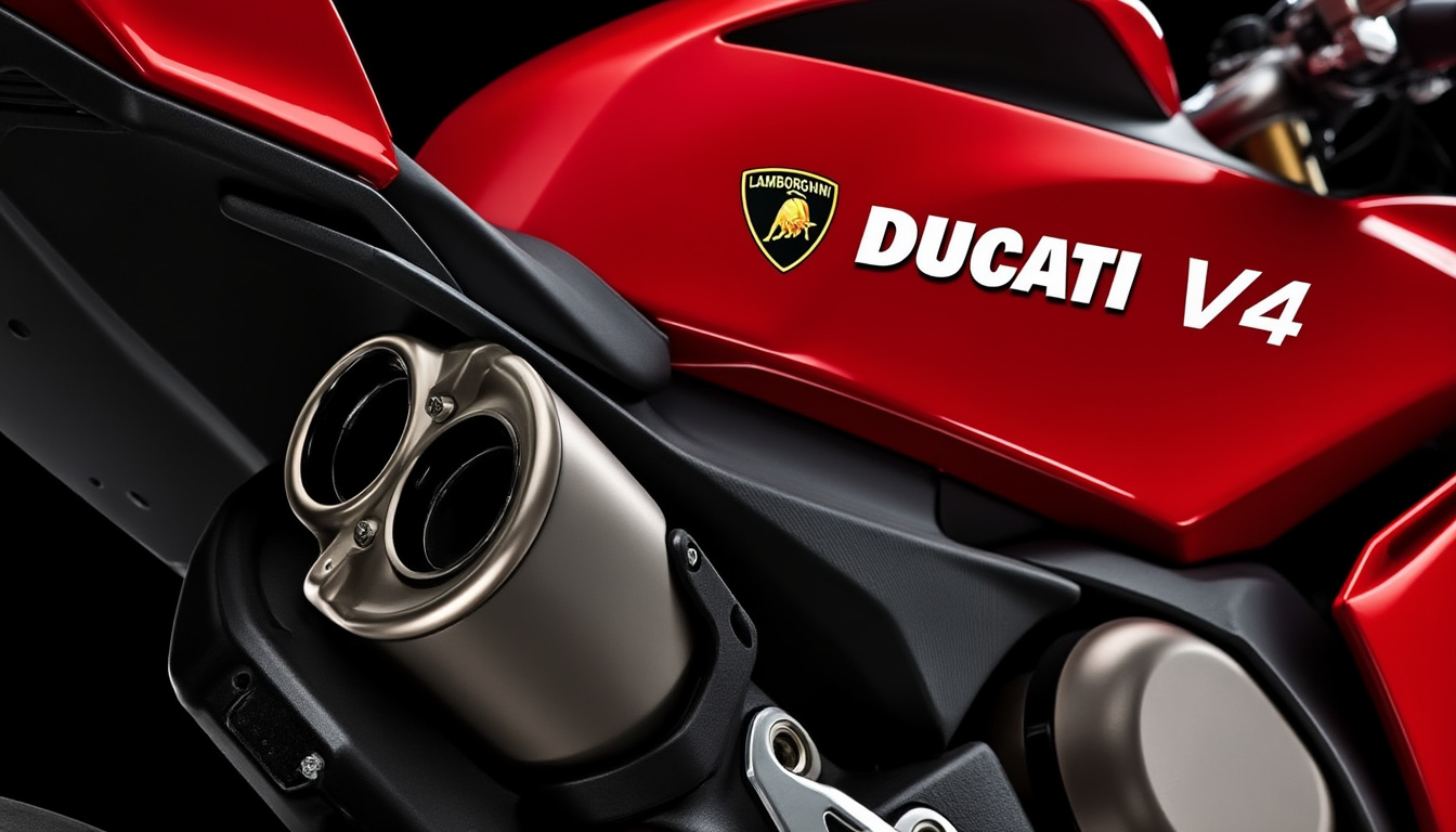 tauchen sie ein in das außergewöhnliche universum der ducati panigale v4 lamborghini, ein sportmotorrad, das mit kühnheit leistung und luxusautomobile verbindet. entdecken sie ein meisterwerk der ingenieurskunst, das die grenzen von design und leistung neu definiert.