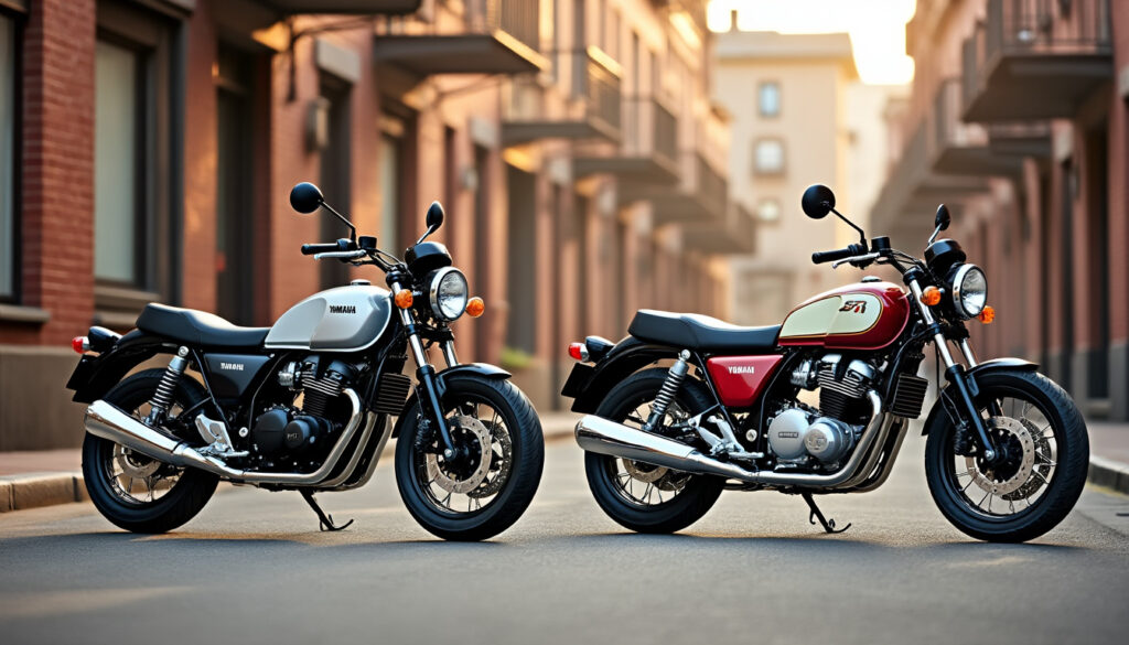 explorez l'univers des motos yamaha xsr125 et xsr125 legacy, fusion parfaite entre le style rétro et la performance moderne, offrant une expérience de conduite inégalée. découvrez des caractéristiques qui allient esthétisme vintage et technologies contemporaines pour les amateurs de sensations fortes.