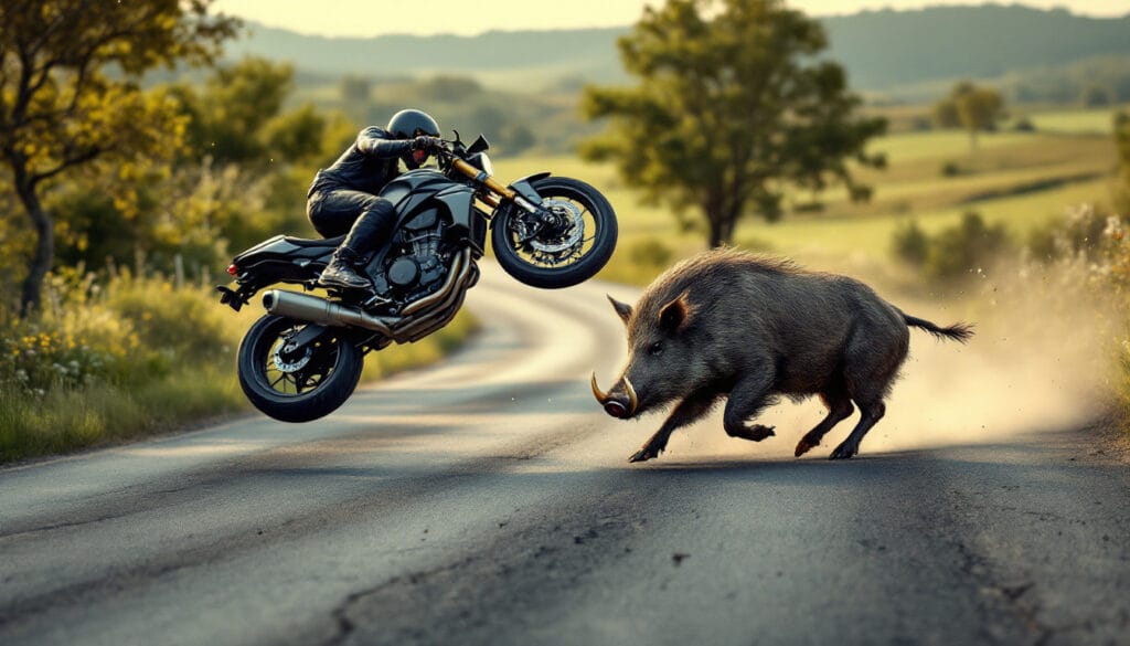 dans la creuse, un accident inattendu a eu lieu lorsqu'un motard a percuté un sanglier sur la route de chabrières, suscitant des questionnements sur la sécurité routière et la faune sauvage. découvrez les détails de cet incident insolite.