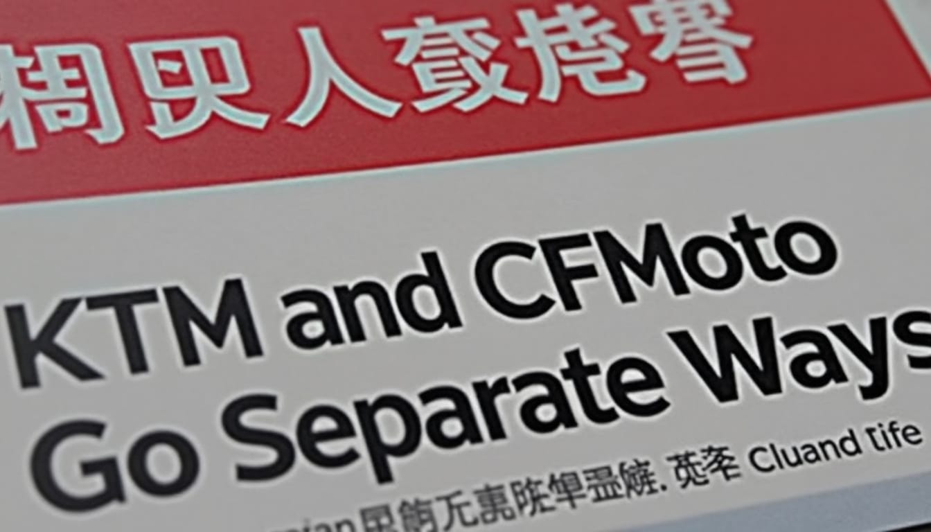 entdecken sie die Gründe hinter der Trennung von ktm und seinem chinesischen partner cfmoto. analyse der Auswirkungen auf die Motorradindustrie und der zukünftigen Perspektiven für beide Unternehmen.