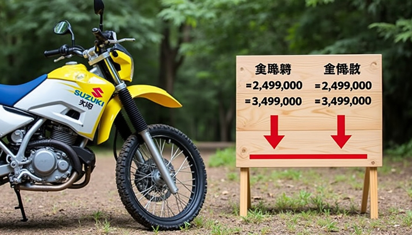 Entdecken Sie den mit Spannung erwarteten Preis der Suzuki DR-Z4SM, endlich enthüllt! Tauchen Sie in die Details dieses leistungsstarken Motorrads ein, das Kraft und Stil vereint. Verpassen Sie nicht diese Ankündigung, die Ihr Fahrerlebnis revolutionieren wird.