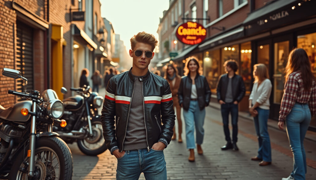 découvrez l'odyssée fascinante de la veste « café racer » dans l'univers de la mode. explorez son héritage, son évolution stylistique et son influence intemporelle qui fait de ce vêtement un incontournable pour les amateurs de style. plongez dans l'histoire et l'engouement autour de cette pièce iconique.