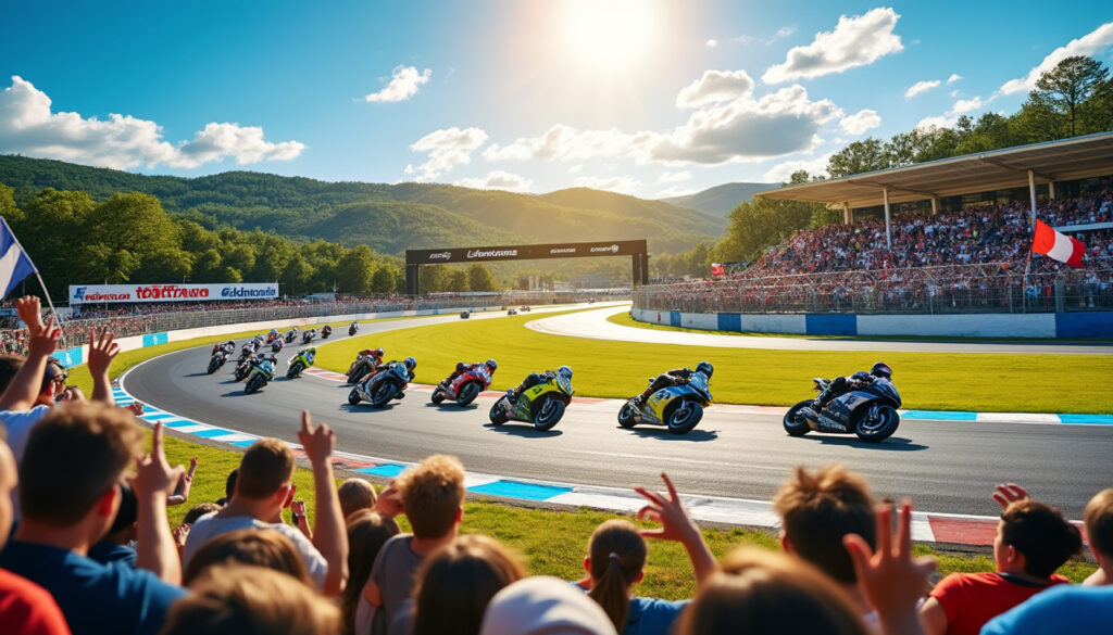 assistez au retour tant attendu du championnat de france superbike sur le circuit de lédenon. vivez des courses palpitantes et encouragez vos pilotes préférés lors de cet événement incontournable pour les amateurs de sensations fortes et de motos.