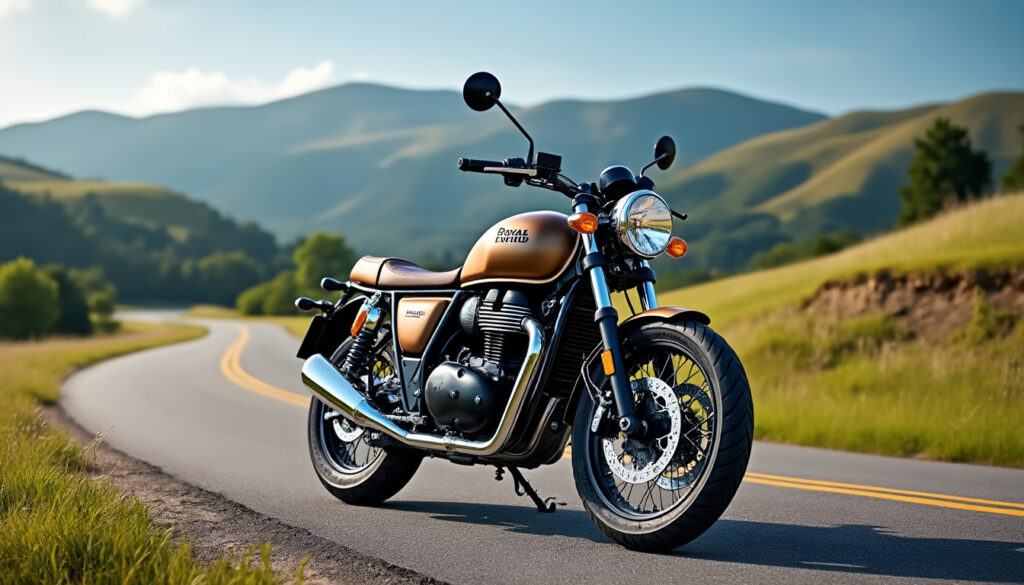 découvrez le dernier modèle de moto de royal enfield, une filiale d'eicher motors. alliant tradition et innovation, cette nouvelle machine promet de séduire les passionnés de deux-roues avec son design emblématique et ses performances exceptionnelles.