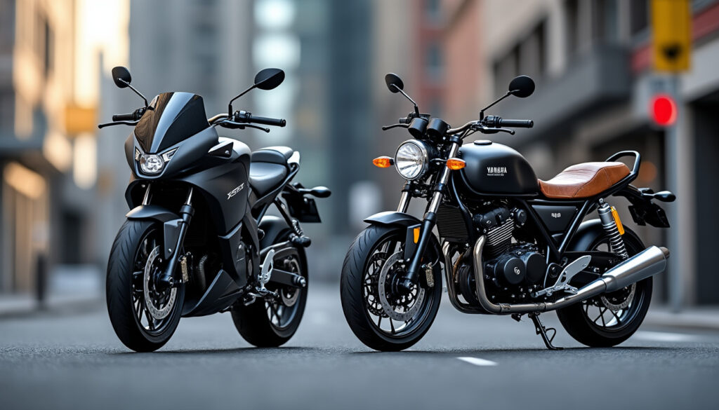 découvrez la yamaha xsr125 2025, alliant sobriété et performance avec ses modèles standard et legacy. idéale pour les amateurs de motos au style intemporel, la xsr125 offre une expérience de conduite inégalée, alliant élégance et technologie moderne.