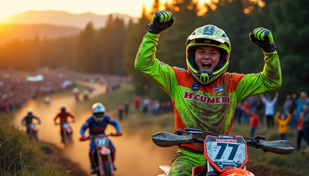 découvrez la première victoire au scratch de zachary pichon lors du championnat du monde d'enduro. revivez cet exploit exceptionnel qui marque le début d'une prometteuse carrière pour ce jeune athlète.