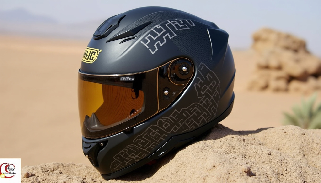 Entdecken Sie die neue, von Dakar inspirierte Dekoration für den HJC RPHA 60 Helm. Dieser Helm vereint Stil und Leistung und garantiert Ihnen ein einzigartiges Fahrerlebnis. Tauchen Sie ein in die Welt der Rallye mit gewagten und modernen Designs, perfekt für Motorradbegeisterte.