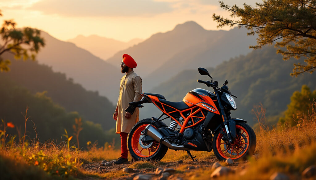 plongez dans l'univers de ktm avec la découverte de son héros venu d'inde ! explorez les caractéristiques exceptionnelles de cette moto inspirée par la richesse culturelle et l'innovation indienne. préparez-vous à vivre des sensations fortes sur deux roues avec ktm.
