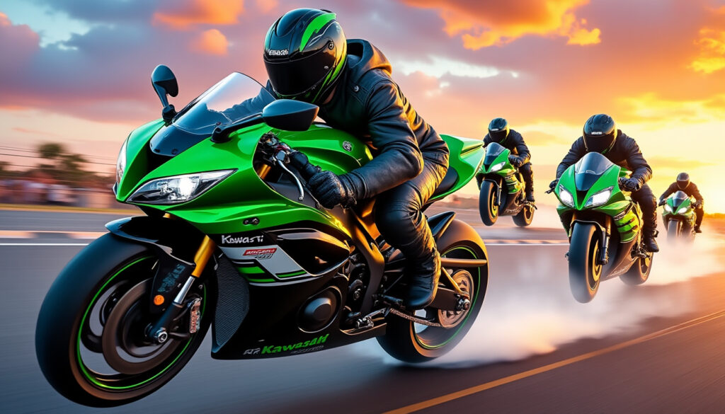 découvrez l'univers des motos supersportives kawasaki, conçues pour défier les lois de la gravité. alliant puissance, performance et technologie, ces machines offrent une expérience de conduite inégalée. plongez dans l'adrénaline et la précision des motos kawasaki, où chaque virage devient une aventure.