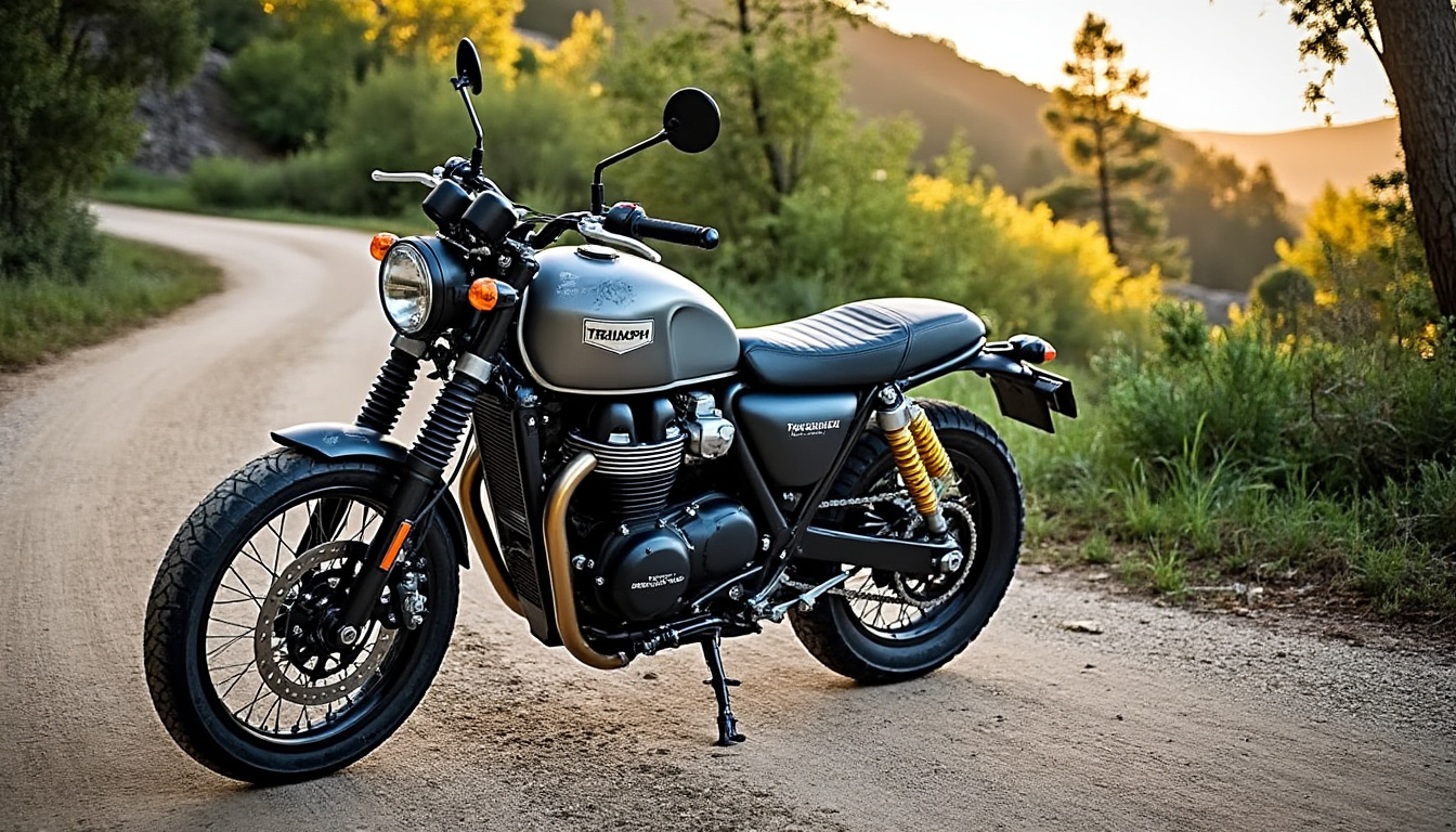 découvrez la dernière innovation de triumph : une nouvelle moto de moyenne cylindrée alliant performance, style et confort. parfaite pour les amateurs de sensations fortes et les balades en toute élégance. ne manquez pas cette révolution sur deux roues.