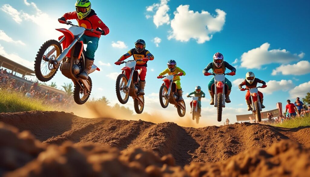 rejoignez-nous le 27 juillet pour une nouvelle édition palpitante du moto-cross ! vivez l'adrénaline des courses, le frisson des acrobaties et l'ambiance festive. ne manquez pas cet événement incontournable pour les passionnés de motocyclisme !