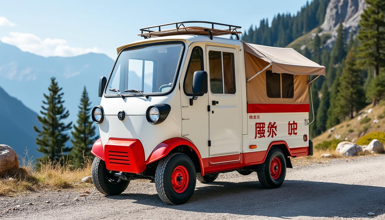 découvrez l'innovation chinoise dans le monde du camping avec un scooter-camping-car de 15 ch, inspiré par le design emblématique de honda. un mélange parfait de mobilité et de confort pour vos aventures en plein air.