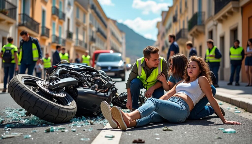 un grave accident s'est produit à marseille : une moto a percuté deux piétonnes, entraînant trois blessés graves. découvrez les circonstances de ce drame et les premières informations sur l'état des victimes.