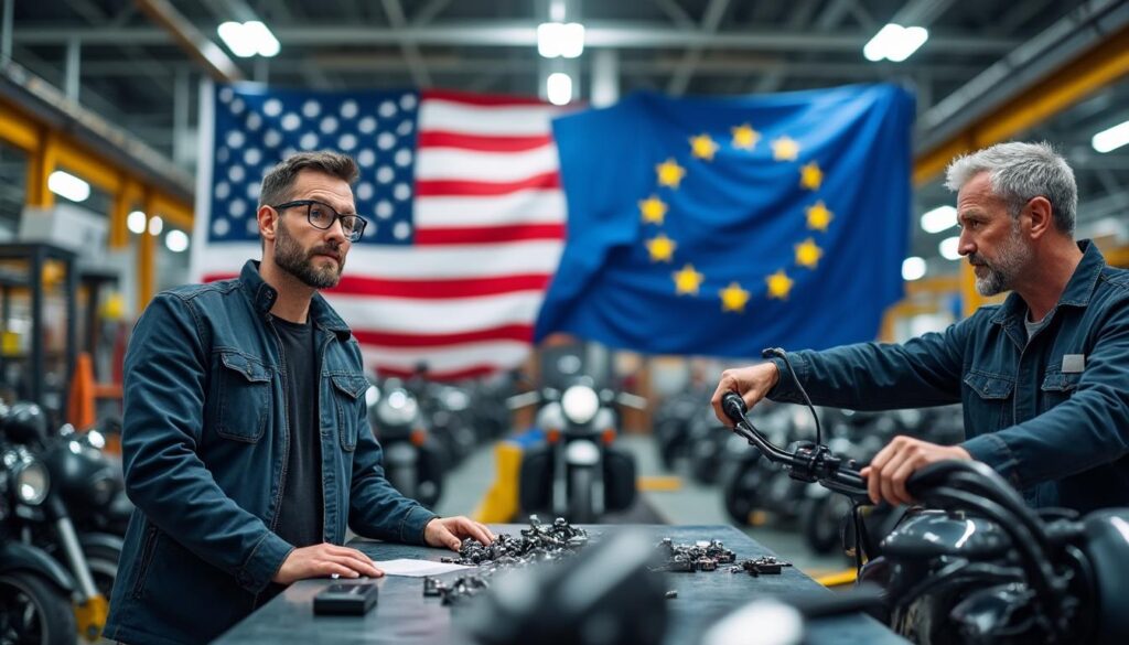 découvrez comment les fabricants de motos s'opposent aux droits de douane imposés dans le cadre des accords commerciaux entre les états-unis et l'union européenne, et quelles conséquences cela pourrait avoir sur le secteur.