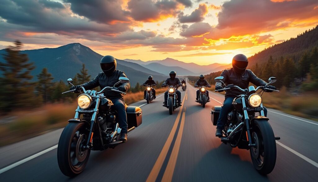 plongez dans l'épopée des motards, une saga emblématique de l'amérique racontant l'histoire fascinante, la culture et la liberté de ces passionnés de la route qui ont marqué l’imaginaire collectif.