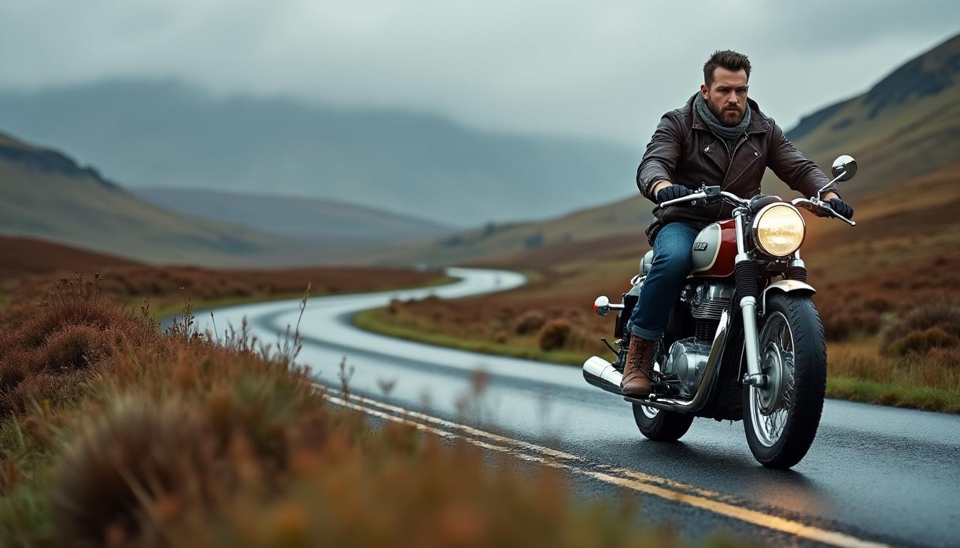 découvrez l'émouvant voyage d’un motard écossais sur les traces de son oncle, prisonnier des allemands en 1940 à saint-valery-en-caux, entre mémoire familiale et histoire.