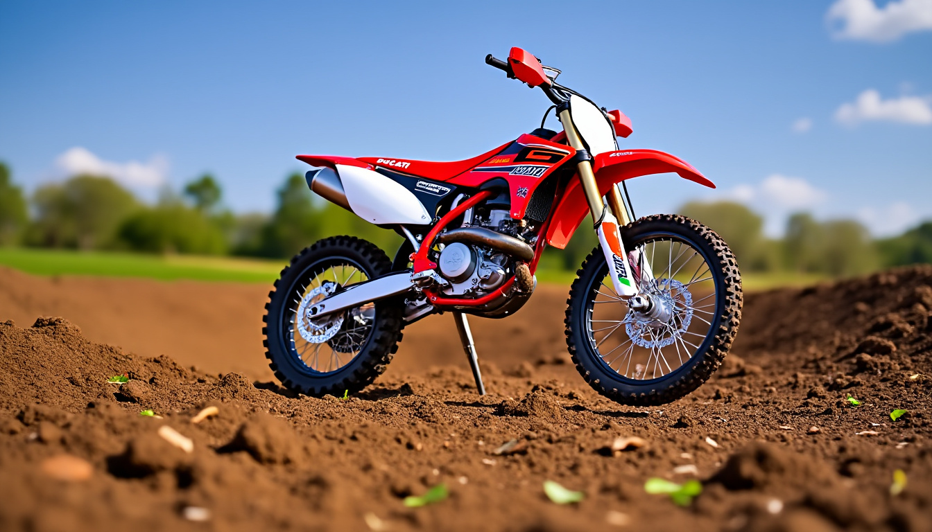 découvrez notre essai complet de la ducati desmo 450 mx : performances, sensations et caractère 100% italien. analyse de son tempérament sur piste et avis détaillé sur cette moto cross d'exception.