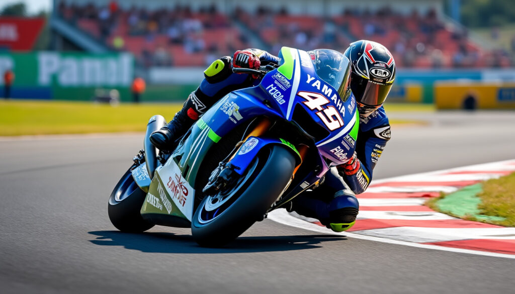 fabio quartararo teste la nouvelle yamaha m1 v4 sur le circuit de misano, offrant des sensations fortes et des performances inédites aux fans de motogp.