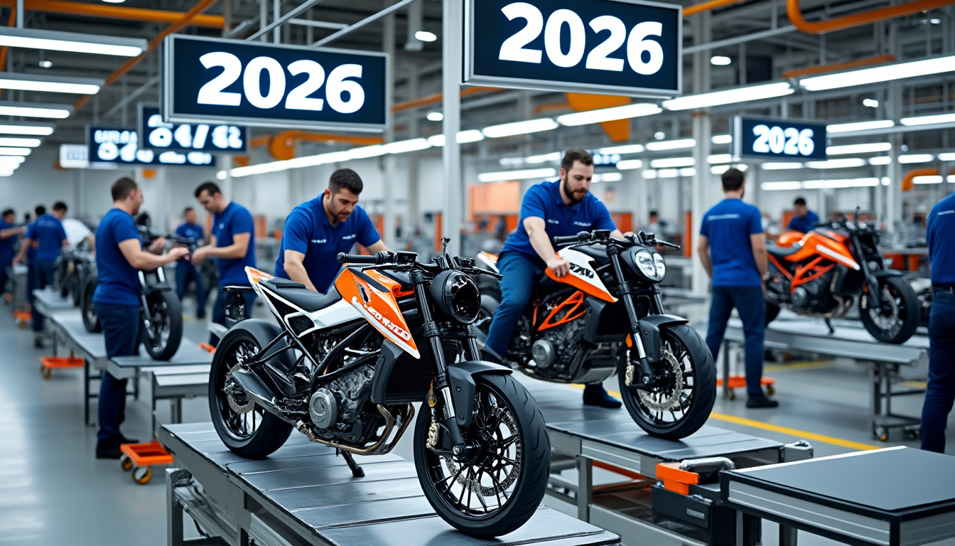 ktm reporte le lancement de ses nouvelles innovations à 2026. découvrez les raisons de ce décalage et ce que cela signifie pour l’avenir de la marque et de ses motos.