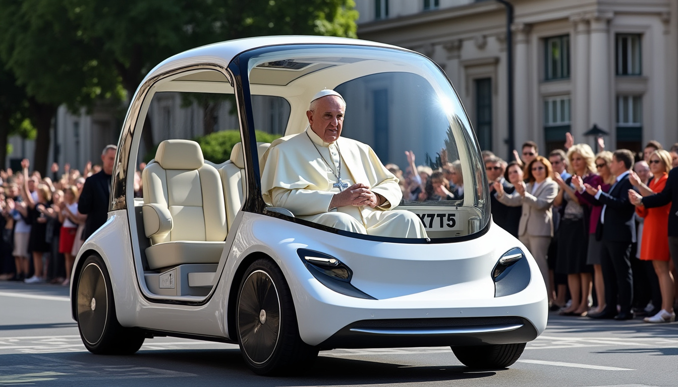 découvrez si le pape songe vraiment à remplacer sa fameuse 'papamobile' par une élégante moto bmw, entre rumeurs et vérités inédites sur ses choix de transport.