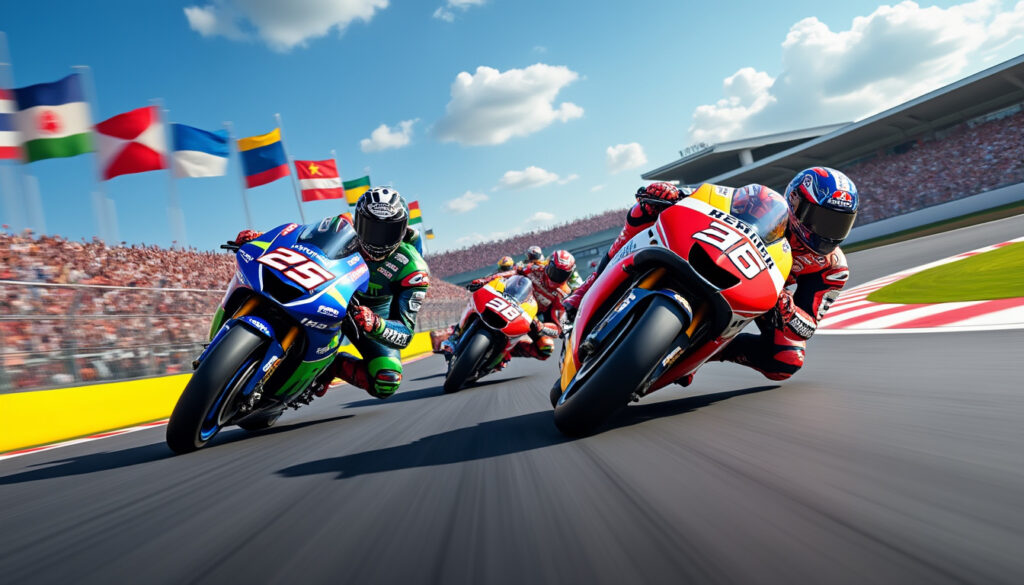 découvrez tout ce qu’il faut savoir sur le championnat du monde de motogp™ : calendrier des courses, résultats détaillés, horaires et solutions pour regarder le streaming en direct. restez informé pour ne rien manquer de la saison motogp !
