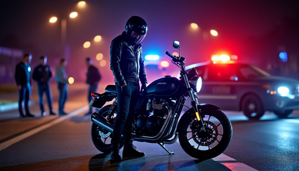 découvrez l'histoire d'un motard confronté à de sévères contrôles routiers, menant à la perte de son permis et de sa moto. un retour sur la route qui s'annonce semé d'embûches.