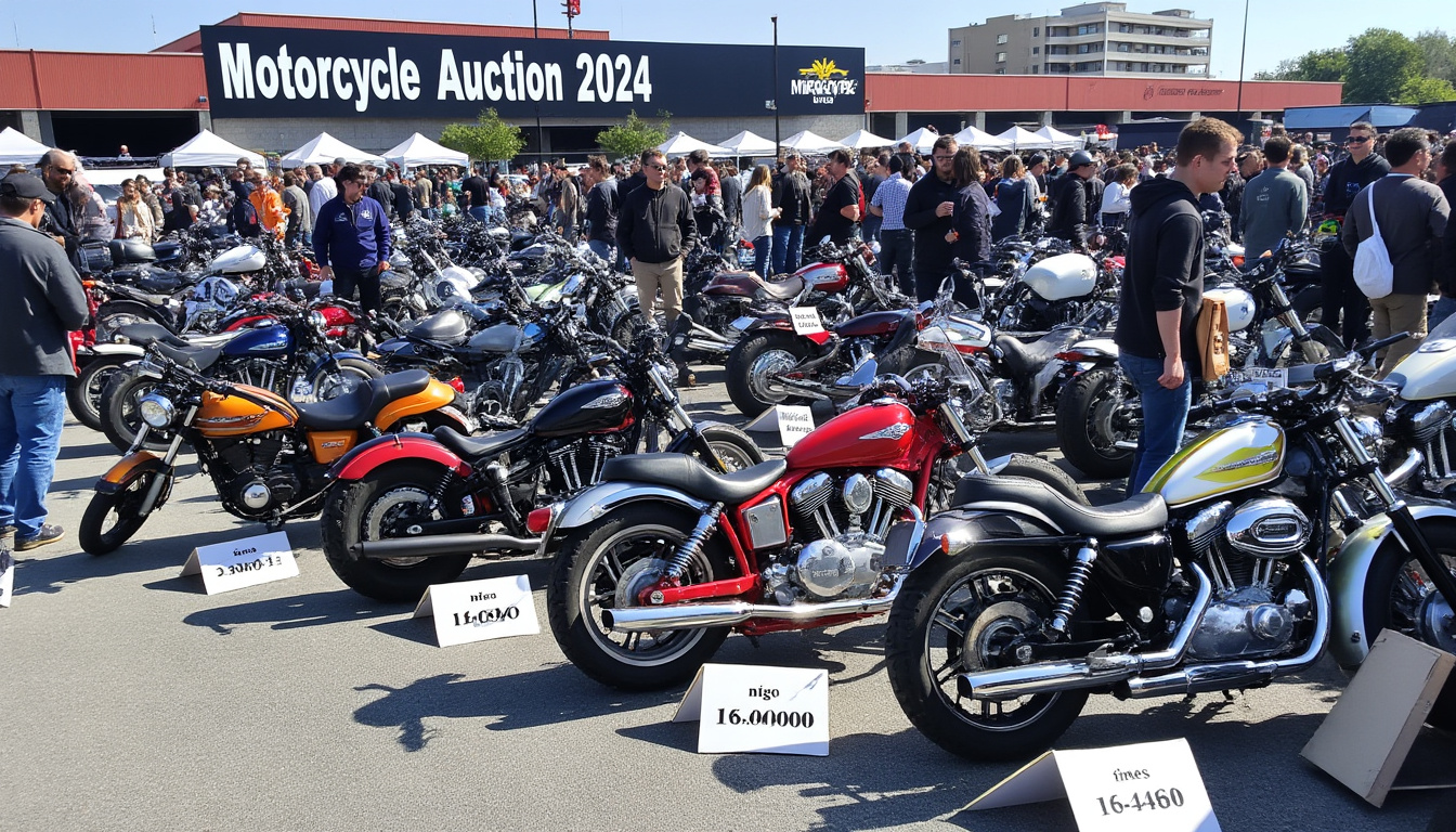 participez à une vente aux enchères unique le 11 septembre à ste geneviève-des-bois : 56 motos d’exception à acquérir ! ne manquez pas cette opportunité rare pour passionnés et collectionneurs.