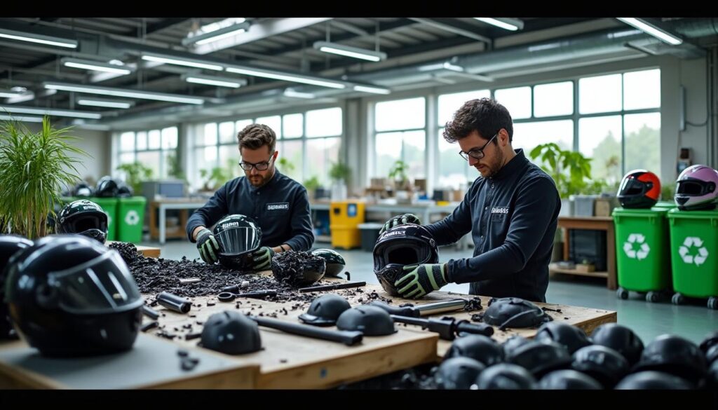 découvrez comment dainese s'engage pour la planète en recyclant les casques de moto usagés. une initiative innovante pour réduire l'impact environnemental et promouvoir un avenir plus responsable.