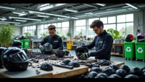 découvrez comment dainese s'engage pour la planète en recyclant les casques de moto usagés. une initiative innovante pour réduire l'impact environnemental et promouvoir un avenir plus responsable.