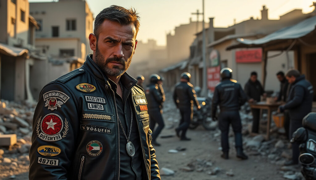 des membres d'un gang de motards anti-islamique américains assurent la sécurité dans des zones d'aide humanitaire à gaza, marquées par de récentes tragédies. découvrez les enjeux et les réactions autour de leur présence controversée.