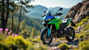 découvrez comment ducati allie performance et écologie avec la nouvelle multistrada v4 rally 2026, présentée dans des coloris vert et bleu. innovation durable, design audacieux et technologies avancées au service d'une mobilité responsable.