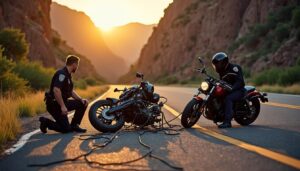 une enquête est en cours après qu’un motard a été grièvement blessé par un fil tendu dans le canyon d’american fork. les autorités cherchent à déterminer les circonstances de l’accident et à identifier les responsables.