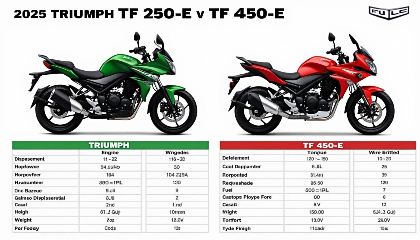 découvrez notre essai comparatif entre les enduros triumph tf 250-e et tf 450-e : performance, maniabilité et sensations de pilotage, pour choisir la moto qui répondra le mieux à vos besoins tout terrain.