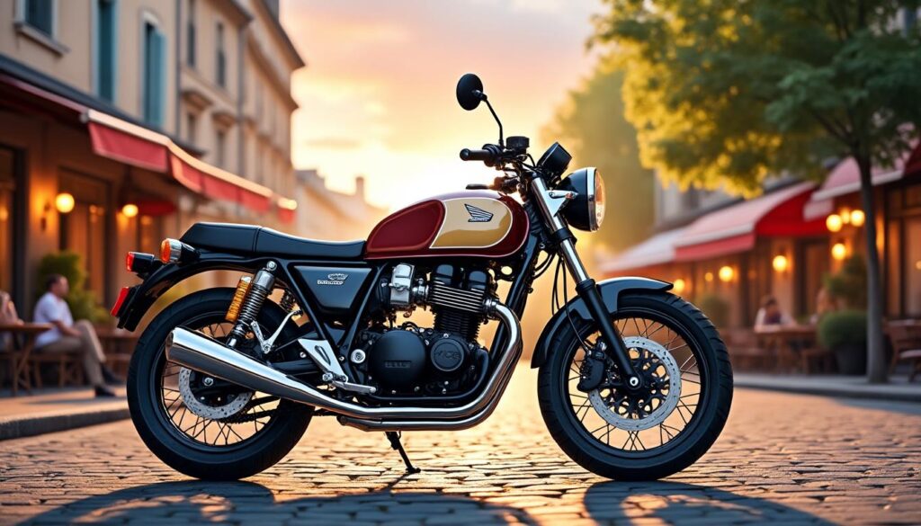 découvrez la honda cb1000f, une moto au style rétro emblématique, qui marque son grand retour sur le marché français avec un design revisité et des performances modernes.
