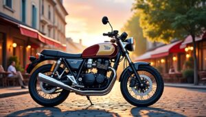 découvrez la honda cb1000f, une moto au style rétro emblématique, qui marque son grand retour sur le marché français avec un design revisité et des performances modernes.