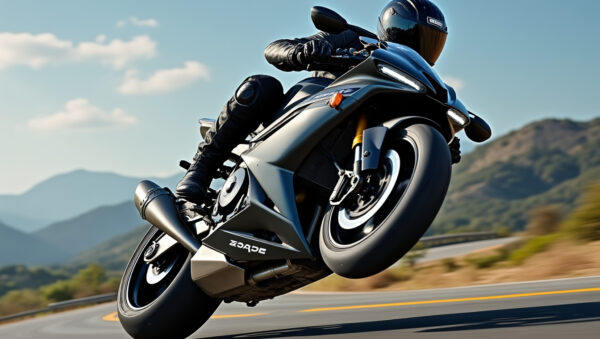 découvrez l'exploit spectaculaire d'un motard qui réalise un wheeling extrême à 204 km/h, défiant les lois de l'équilibre et de la vitesse sur le guidon de sa moto. sensations fortes et adrénaline garanties !