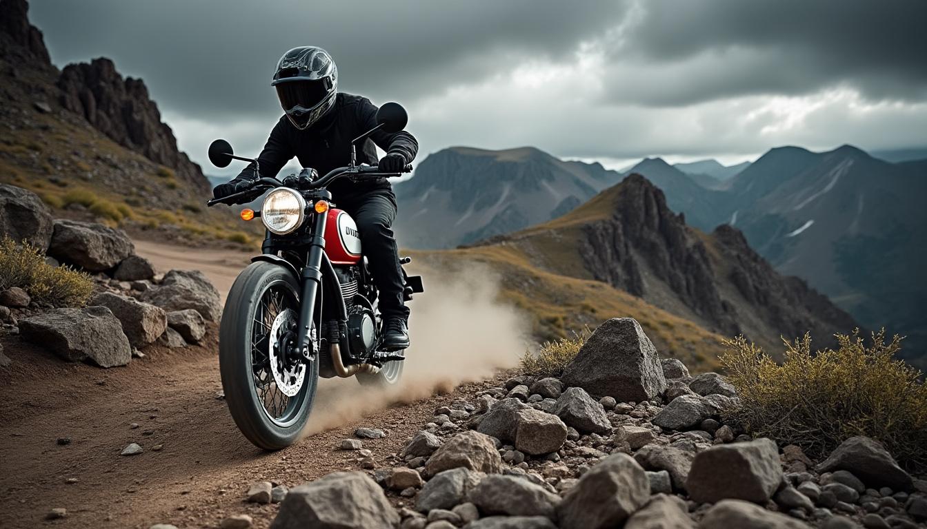 vivez l'aventure ultime : partez pour 1.500 km à travers des terrains sauvages en ducati scrambler. découvrez des paysages époustouflants, des sensations uniques et l’esprit de liberté sur deux roues.