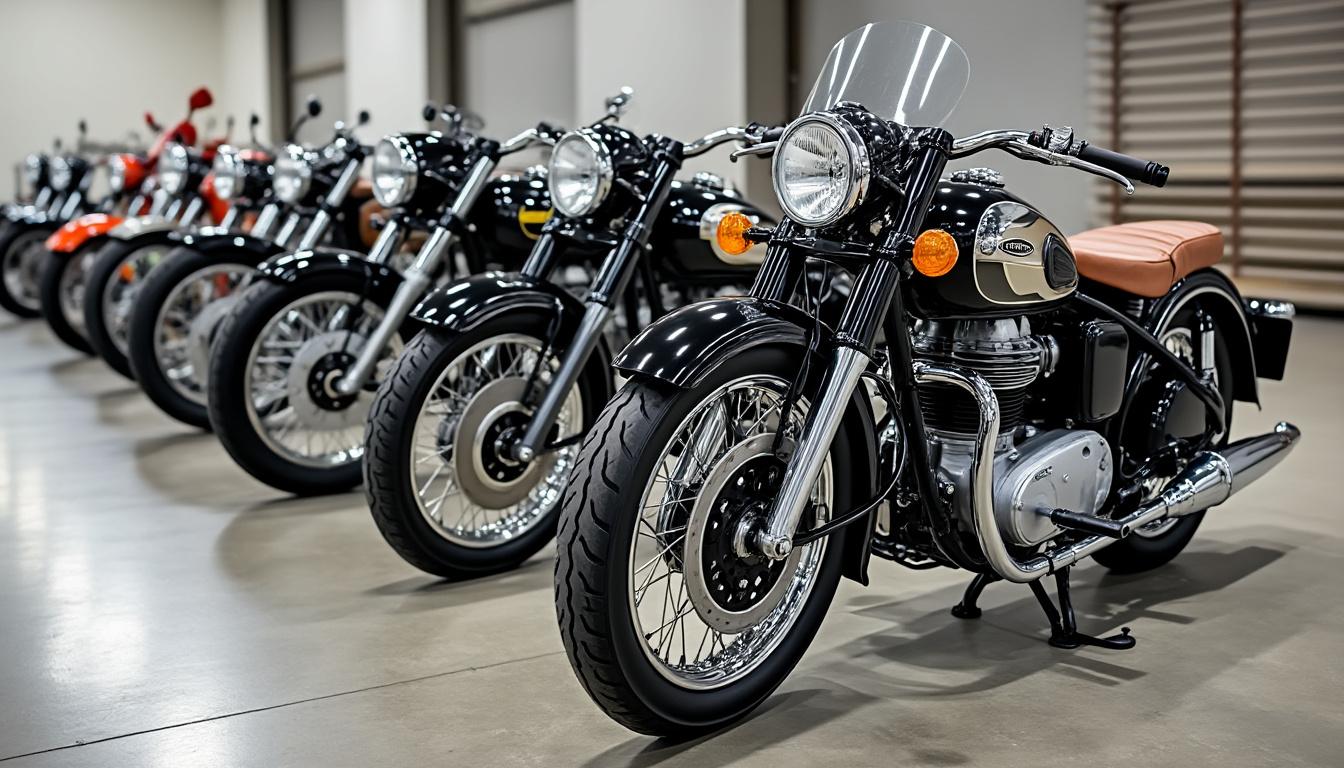 découvrez le succès de la vente exceptionnelle aguttes du 25 septembre, avec 120 motos mythiques et leurs records historiques. un événement incontournable pour les passionnés de motos de collection.