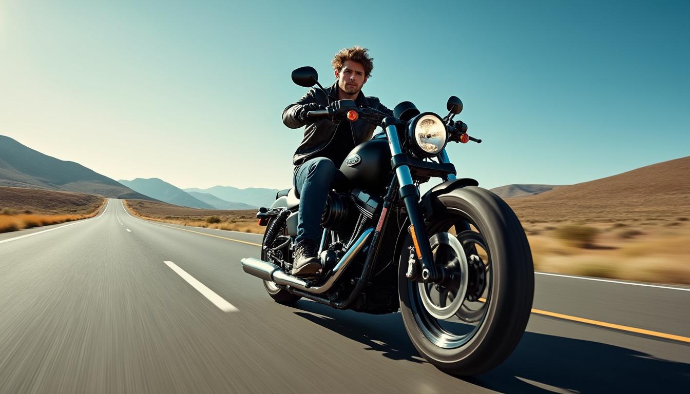 découvrez la blague du jour : suivez les péripéties d’un homme lancé à toute vitesse sur sa moto ultra puissante pour une histoire drôle et pleine d’adrénaline !