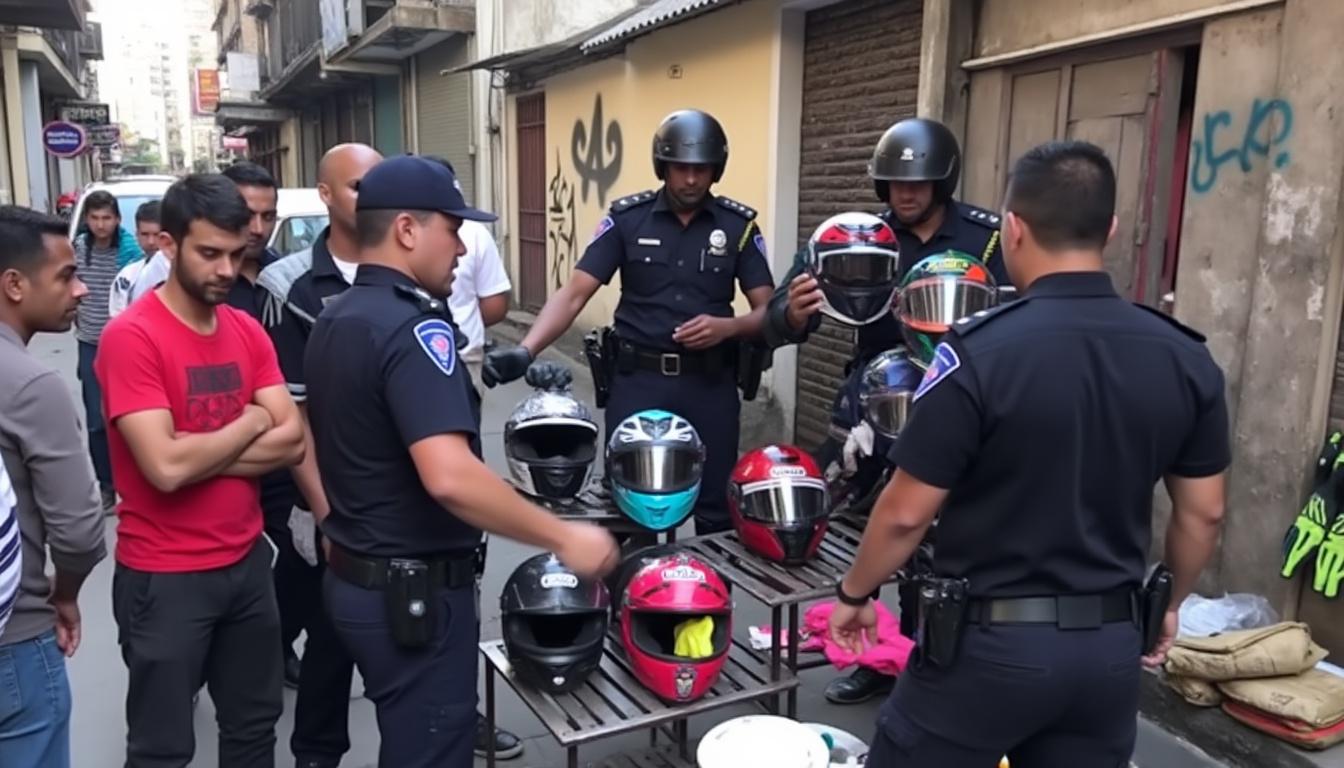 découvrez l'opération récente visant à lutter contre la vente illégale d'équipements et de vêtements pour motards, assurant sécurité et qualité aux passionnés de moto.
