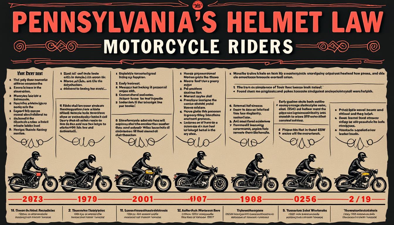 une loi universelle sur le port du casque a été déposée à la chambre des représentants et est désormais confiée à la commission des transports de pennsylvanie pour examen.