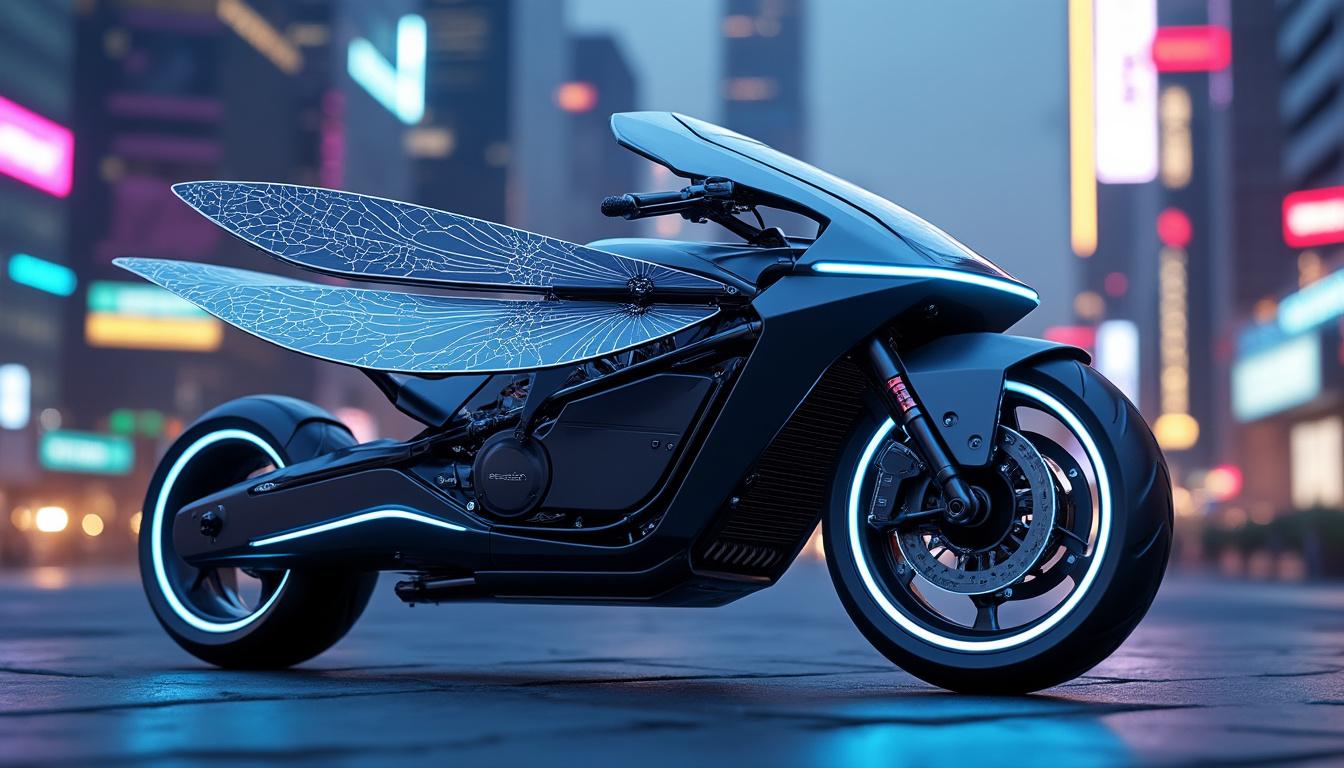 découvrez solaris, la moto révolutionnaire équipée d'ailes solaires innovantes qui lui permettent de se recharger automatiquement pour une mobilité écologique et autonome.