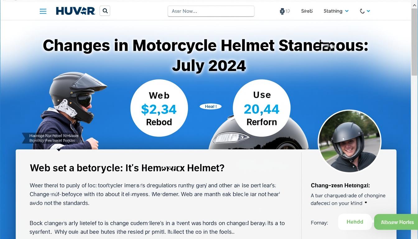 découvrez comment la nouvelle norme sur les casques moto, effective dès juillet, va améliorer la sécurité des motards et changer les standards de protection.