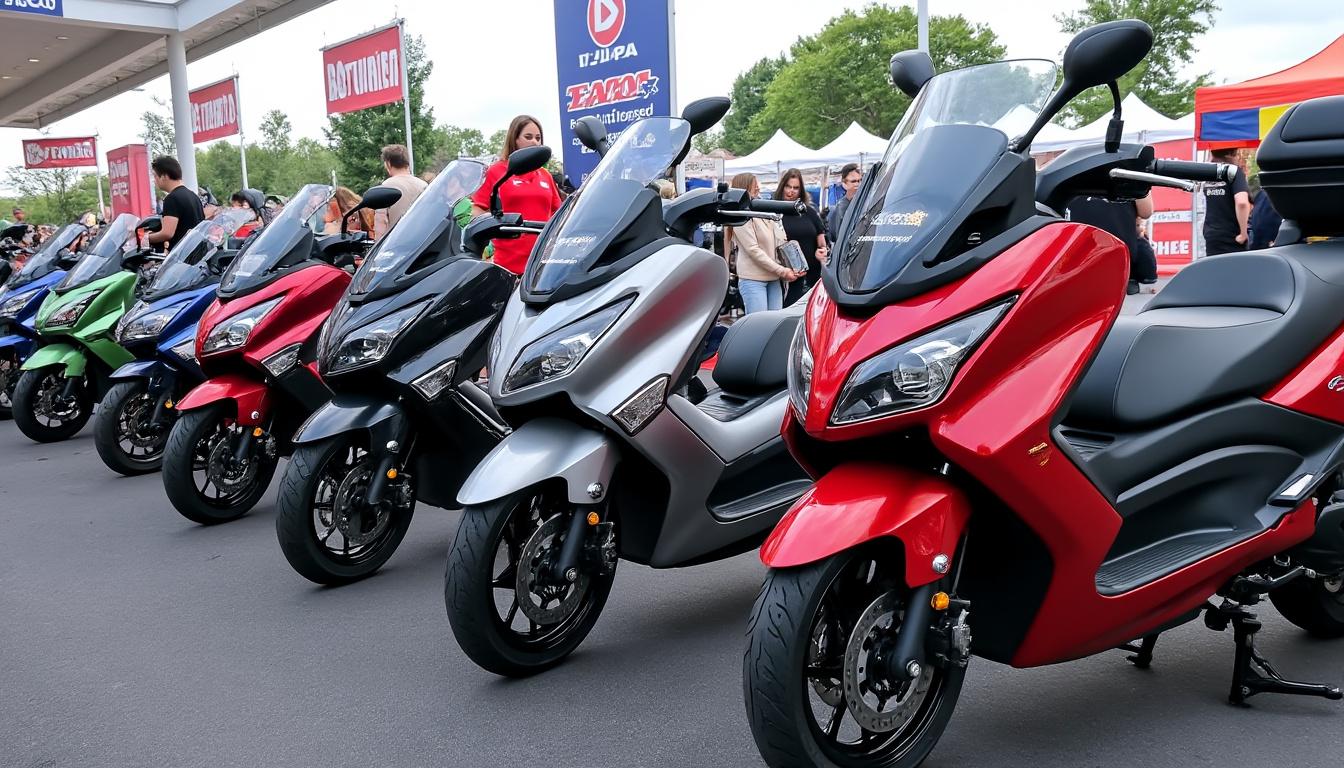 découvrez des offres irrésistibles sur les modèles kymco lors du salon. profitez de promotions exclusives et trouvez votre scooter idéal à prix réduit !