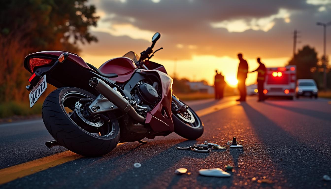 tragique accident à portet-sur-garonne : un motard perd la vie et un autre est gravement blessé suite à une collision.