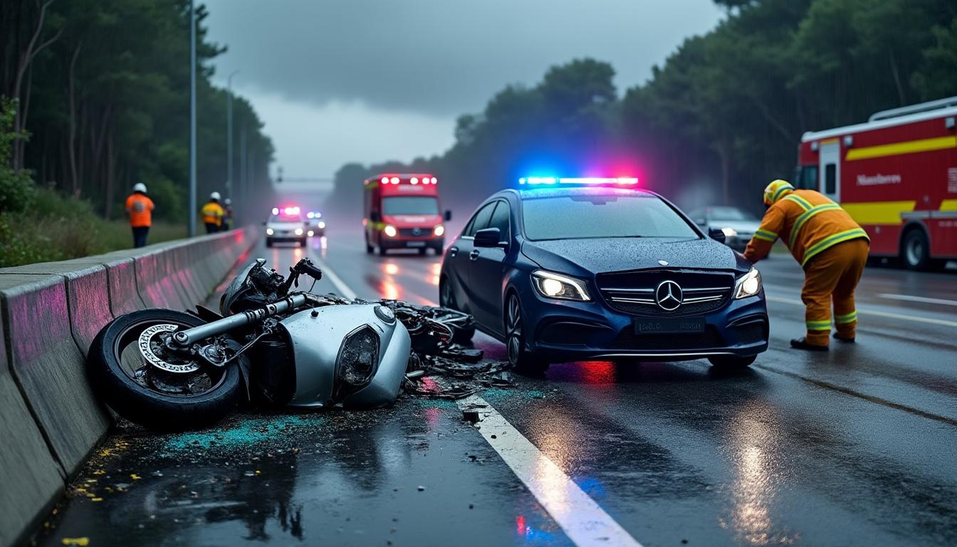 un accident majeur impliquant une moto et une voiture provoque un important incident à martigues lavéra, mobilisant les secours et perturbant la circulation locale.
