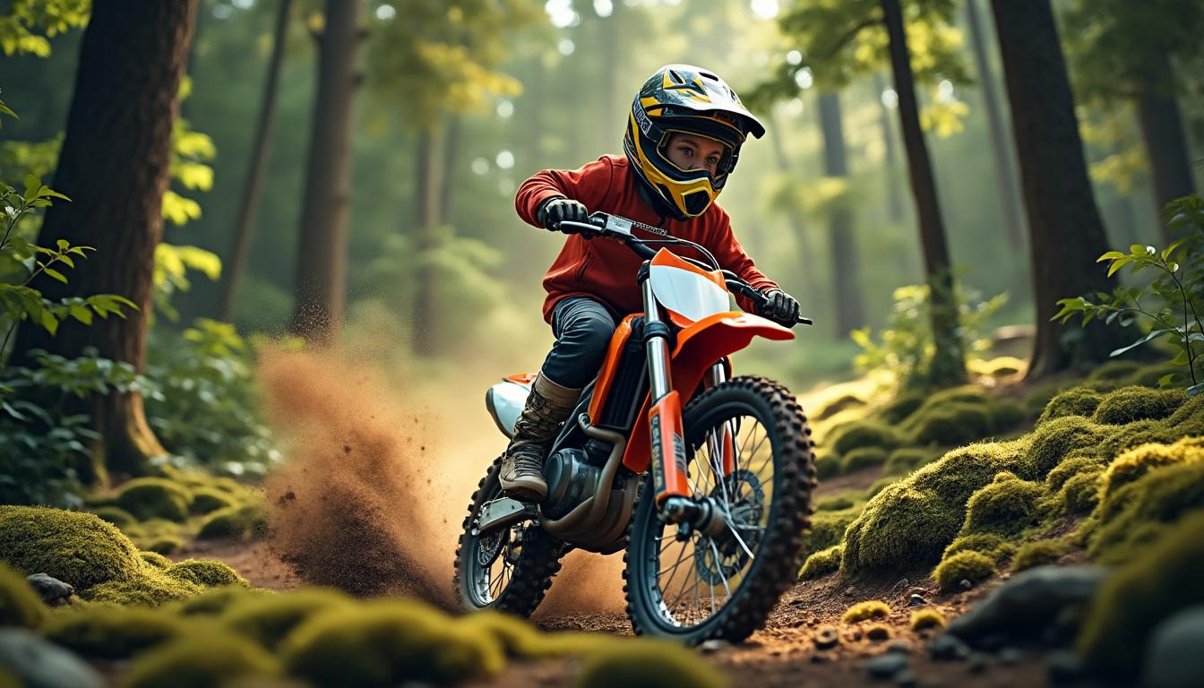 découvrez l'histoire inspirante d'un jeune pilote breton qui perpétue la passion de la moto transmise de génération en génération, entre son grand-père et son père.