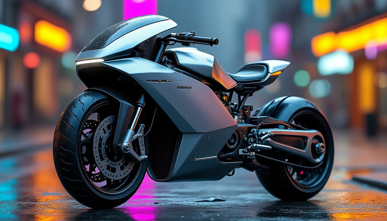 découvrez la nouvelle moto enduro électrique innovante de kalashnikov, accompagnée d'un side-car au design atypique alliant performance et originalité.